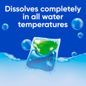 Dissolvable product in water temperatures