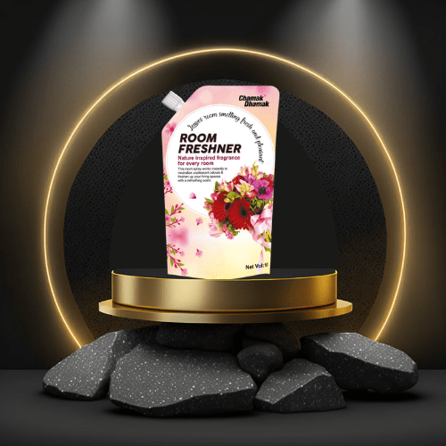 Chamak Dhamak Room Freshener — Nature Inspired Long-Lasting Floral Fragrance 1L by R R Hygiene India