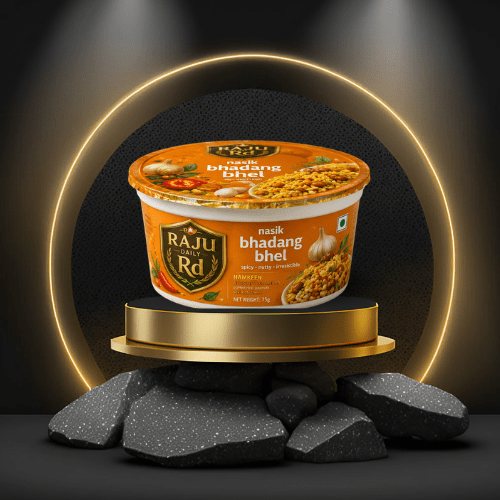 Raju Nasik Bhadang Bhel — Authentic Maharashtrian Spicy Bhel Mix by Raju Daily, R R Hygiene India