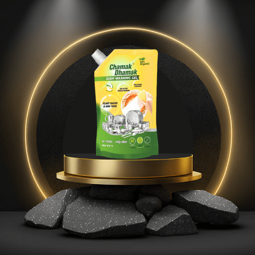 Chamak Dhamak Dishwashing Gel — Plant-Based Non-Toxic Dish Cleaner 1L by R R Hygiene India
