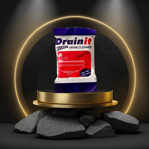 Drainit Instant Drain Cleaner — Powerful Clog Remover for Kitchen and Bathroom Pipes by R R Hygiene India
