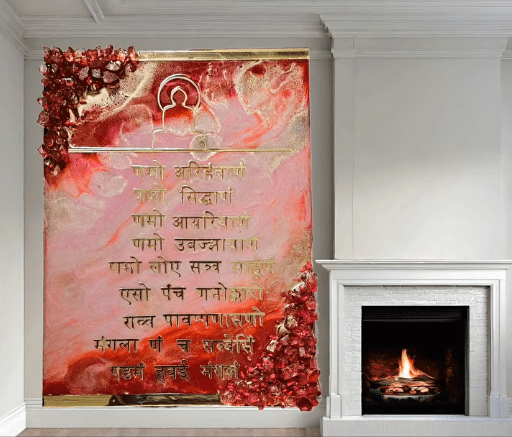 RangDe Arts Premium Mantra Frame for Wall — Sacred Art Home Decor India